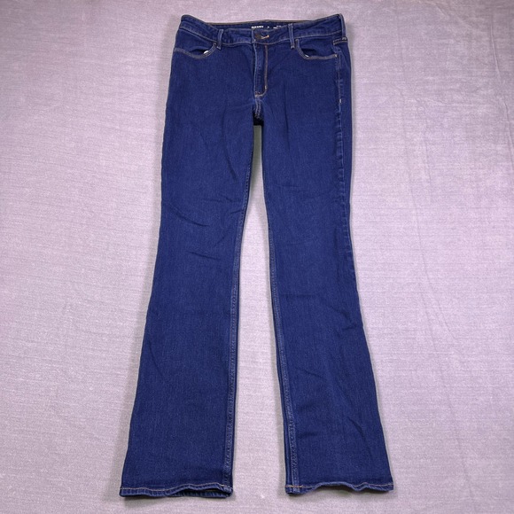 Old Navy Denim - Old Navy Wow Boot-Cut Mid-Rise Jeans Womens 12 Blue Denim Stretch